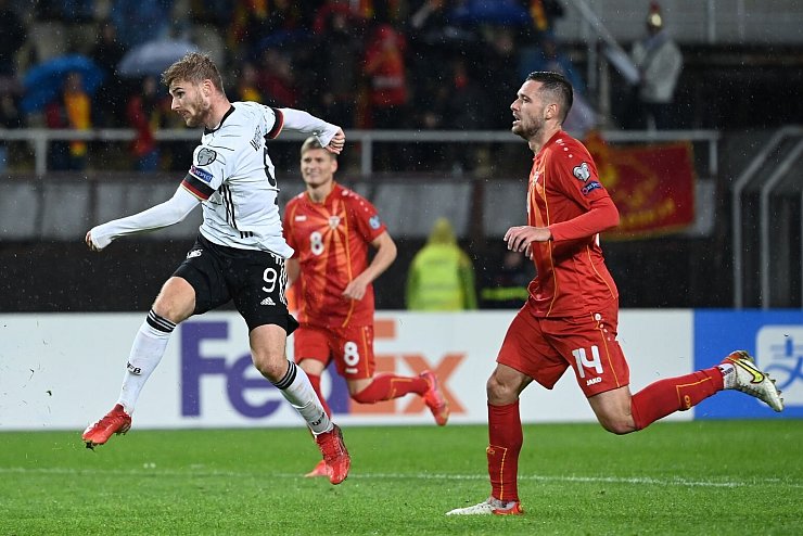 Werner mit dem 2:0 - &copy; Foto: Federico Gambarini/dpa