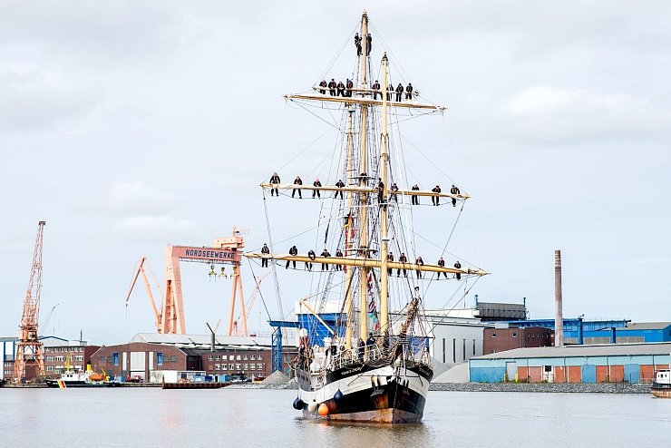 Segelschiff - &copy; Foto: Hauke-Christian Dittrich/dpa