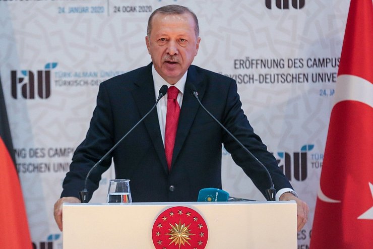 Erdogan-Rede - &copy; Foto: Ahmed Deeb/dpa