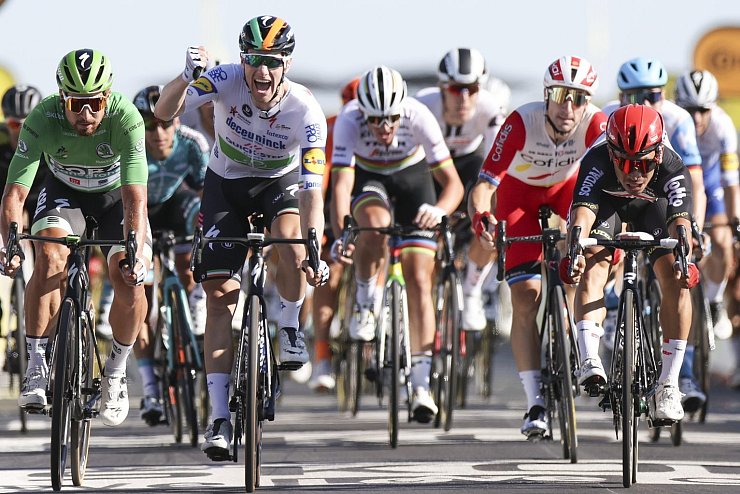 Zielsprint - &copy; Foto: Kenzo Tribouillard/AFP Pool via AP /dpa