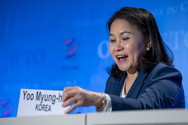 Kandidaten für WTO-Spitzenjob - Yoo Myung Hee - © Foto: Martial Trezzini/KEYSTONE/dpa