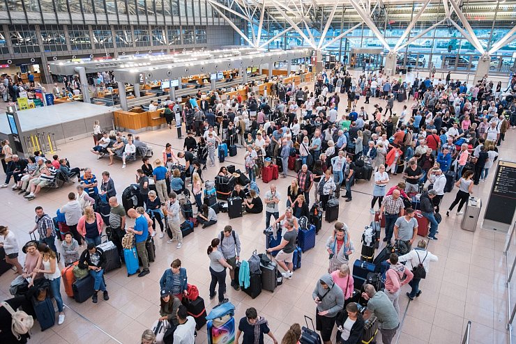 Hamburger Flughafen - © Foto: Daniel Bockwoldt