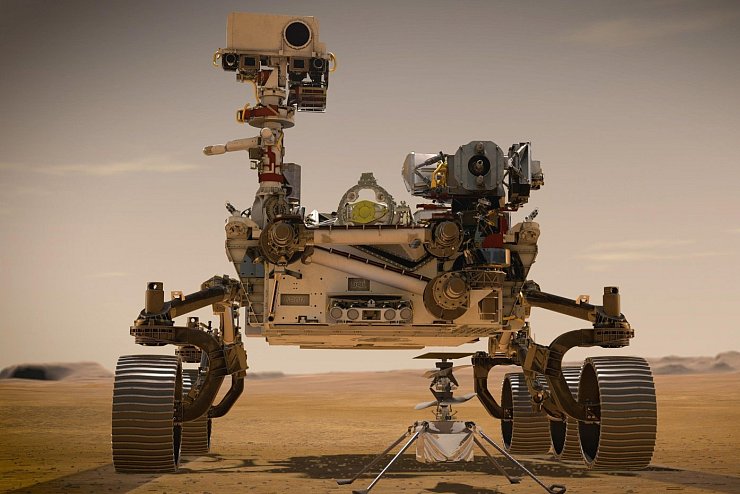 &laquo;Perseverance&raquo;-Rover der Nasa - &copy; Foto: NASA/JPL-Caltech/dpa