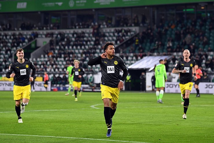 Torsch&uuml;tze Donyell Malen - &copy; Foto: Swen Pf&ouml;rtner/dpa