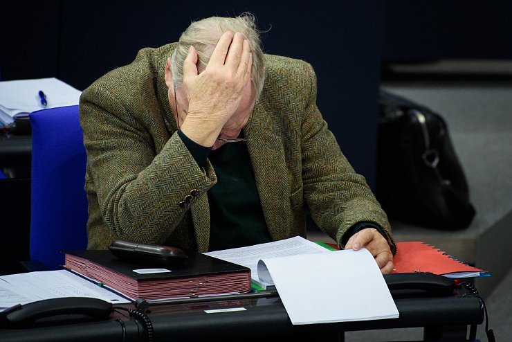 Gauland im Bundestag - &copy; Foto: Gregor Fischer/dpa