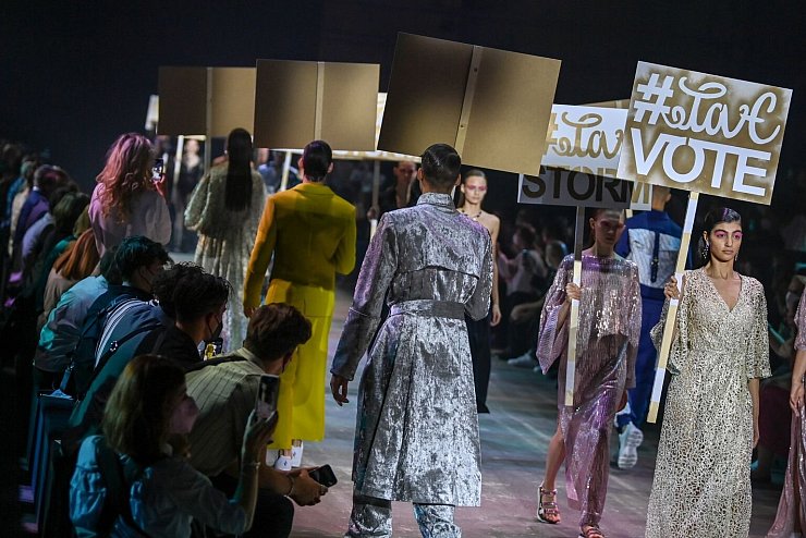 Berliner Modewoche - Kilian Kerner - &copy; Foto: Jens Kalaene/dpa-Zentralbild/dpa