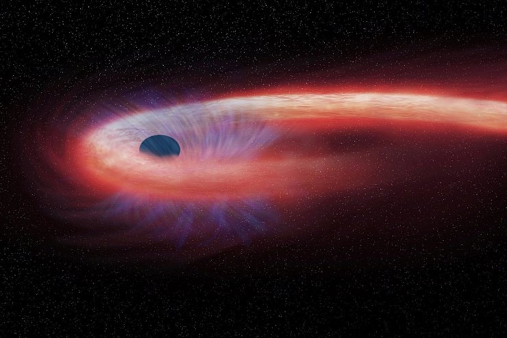 Schwarzes Loch - © Foto: M.Weiss/NASA/Chandra X-ray Observatory/AP