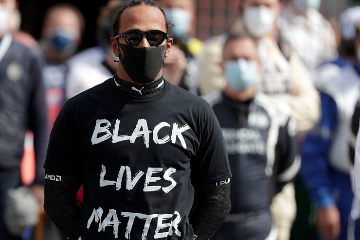 &laquo;Black lives Matter&raquo; - &copy; Foto: Stephanie Lecocq/POOL EPA/AP/dpa