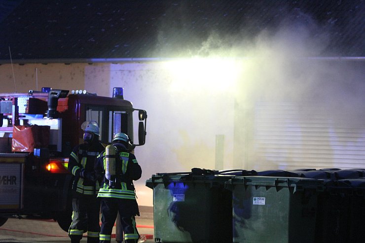 Feuerwehrübung in Ahmsen - © Daniel Hobein(LZ)