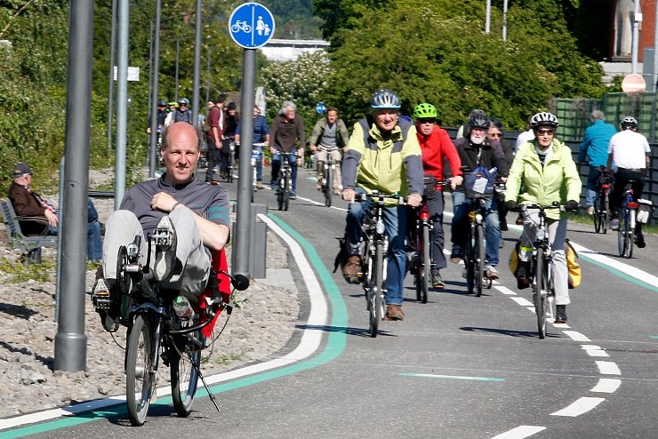 Radschnellweg Ruhr - &copy; Foto: Roland Weihrauch/dpa