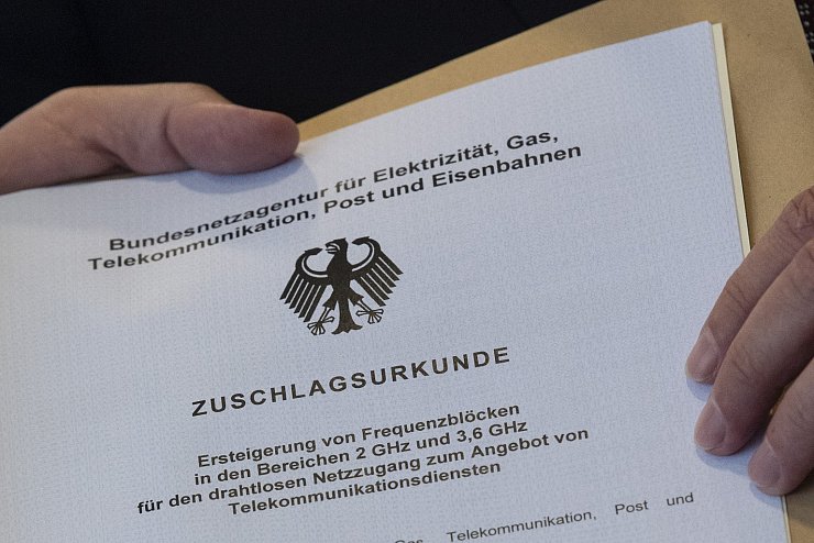 Ende der 5G-Auktion - © Foto: Boris Roessler