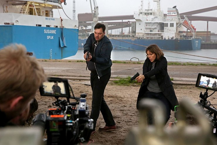 Polizeiruf 110 - &copy; Foto: Bernd W&uuml;stneck/dpa