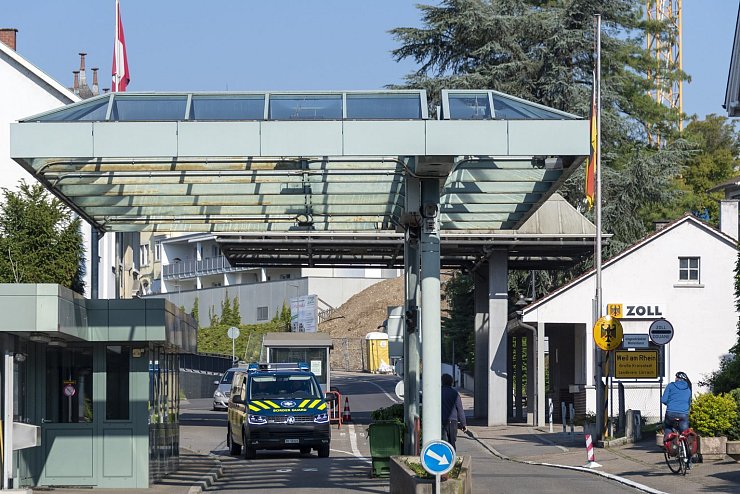 Grenze Deutschland-Schweiz - &copy; Foto: Georgios Kefalas/KEYSTONE/dpa