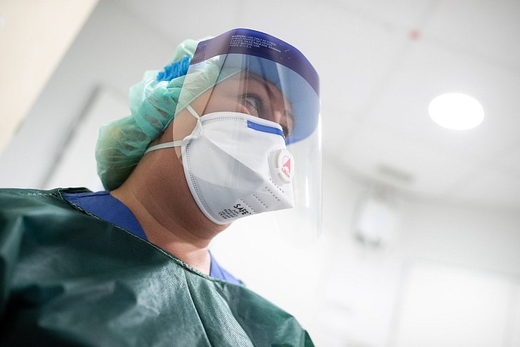 Infektionsstation - &copy; Foto: Marcel Kusch/dpa