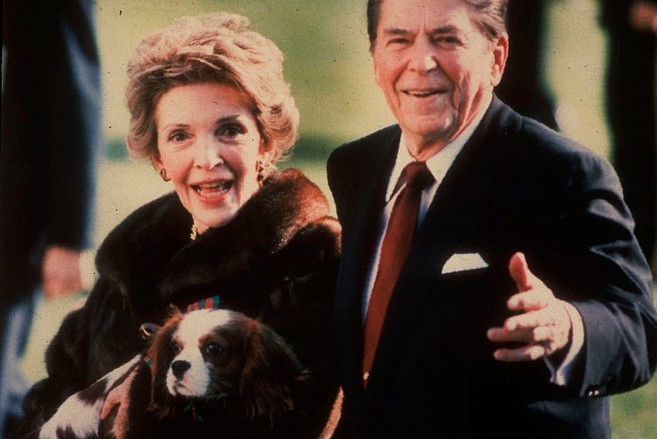 Haustiere im Weißen Haus - Reagan - © Foto: Dennis Cook/AP/dpa