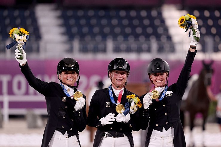 Siegerehrung - &copy; Foto: Friso Gentsch/dpa