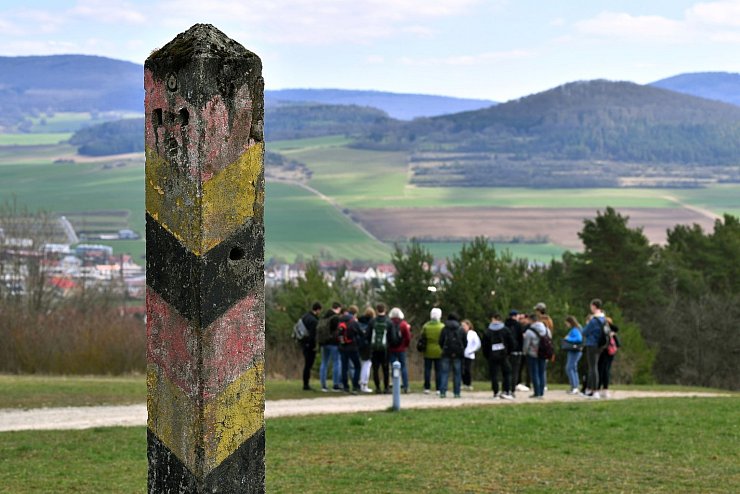 Ehemalige innerdeutsche Grenze - © Foto: Martin Schutt/zb/dpa