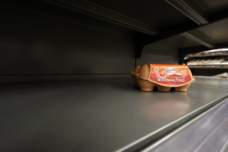 Leeres Regal - &copy; Foto: Rene Traut/dpa