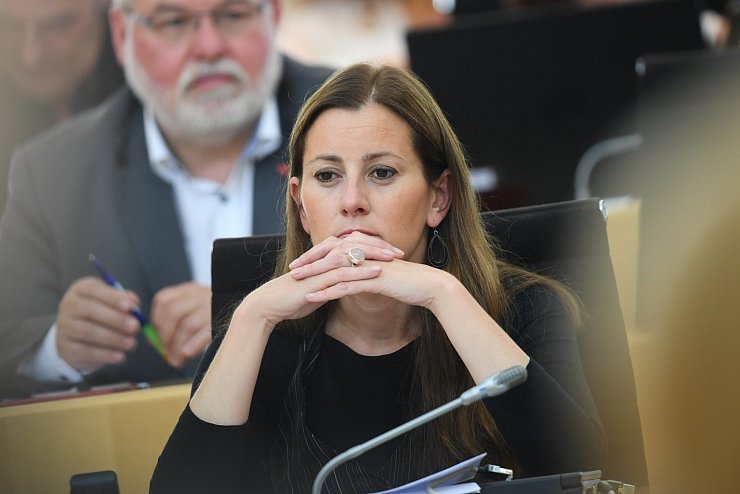 Janine Wissler - © Foto: Arne Dedert/dpa