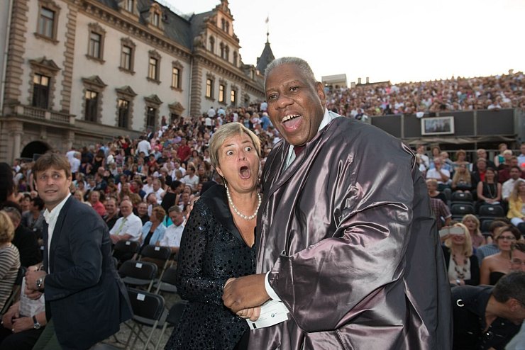 Gloria von Thurn und Taxis + Andr&eacute; Leon Talley - &copy; Foto: picture alliance / dpa