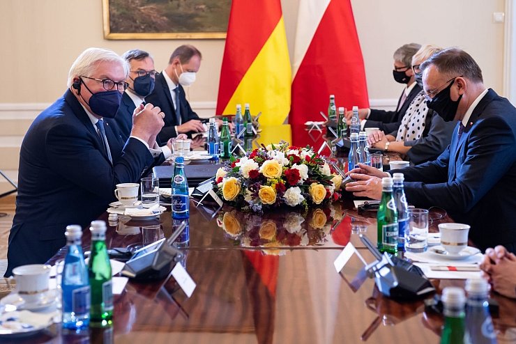 Steinmeier + Duda - &copy; Foto: Bernd von Jutrczenka/dpa