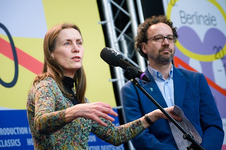 Mariette Rissenbeek + Carlo Chatrian - &copy; Foto: Gregor Fischer/dpa