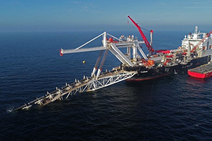Nord Stream 2 bei Laage - &copy; Foto: Bernd W&uuml;stneck/dpa/Archiv