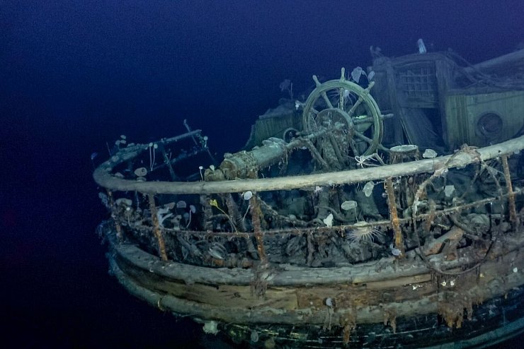 Schiffswrack «Endurance» - © Foto: Falklands Maritime Heritage Trust/National Geographic/dpa