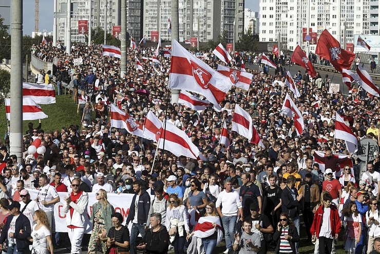 Proteste in Belarus - &copy; Foto: Uncredited/AP/dpa