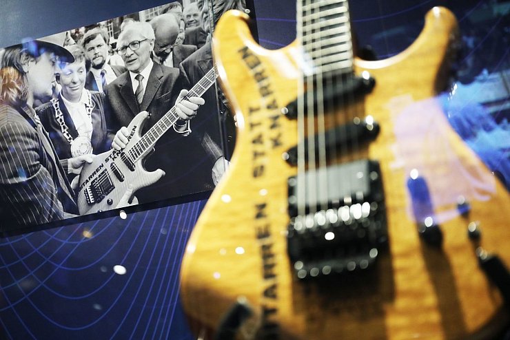 "Hits & Hymnen" im Haus der Geschichte - &copy; Foto: Oliver Berg/dpa