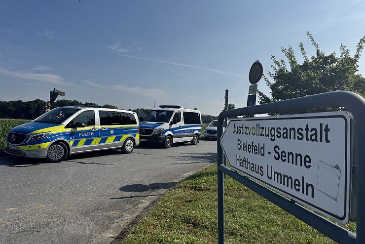 Ein Häftling der JVA Senne ist am Dienstagmorgen aus dem Gefängnis an der Zinnstraße ausgebrochen. - © Paul Brinkmann