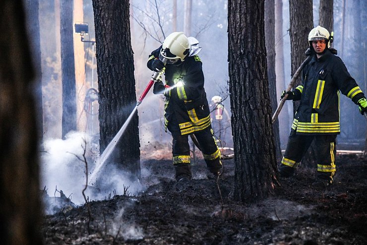 Waldbrand bei Oranienburg - © Foto: Julian Stähle