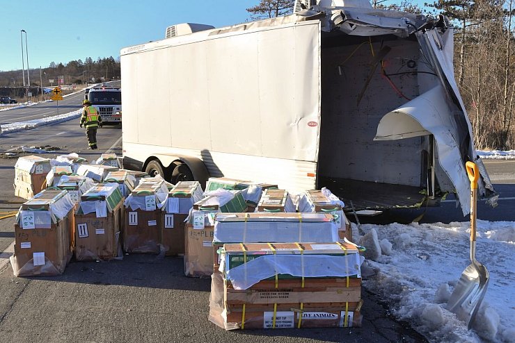 Lastwagen - &copy; Foto: Jimmy May/Bloomsburg Press Enterprise/AP/dpa