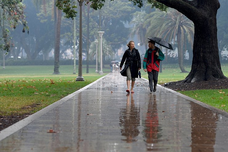 Regen in Sydney - © Foto: Bianca De Marchi/AAP/dpa