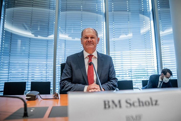 Scholz zum Wirecard-Skandal - &copy; Foto: Michael Kappeler/dpa