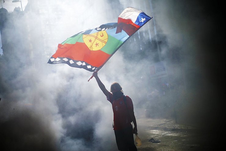 Klima-Gipfel wegen Protesten in Chile abgesagt - &copy; Foto: Agenciauno/Agencia Uno/dpa