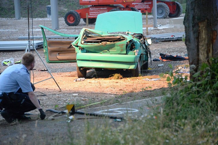 Um 3.26 Uhr war nach Polizeiangaben ein grüner Polo auf der Bokeler Straße aus Richtung Stadtkern kommend in Richtung B64 unterwegs. - © Andreas Eickhoff