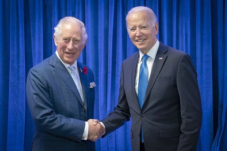 Prinz Charles und Joe Biden - &copy; Foto: Jane Barlow/PA Wire/dpa