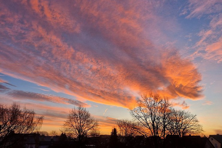 Winterhimmel über Lippe - © Kirsten Fuhrmann