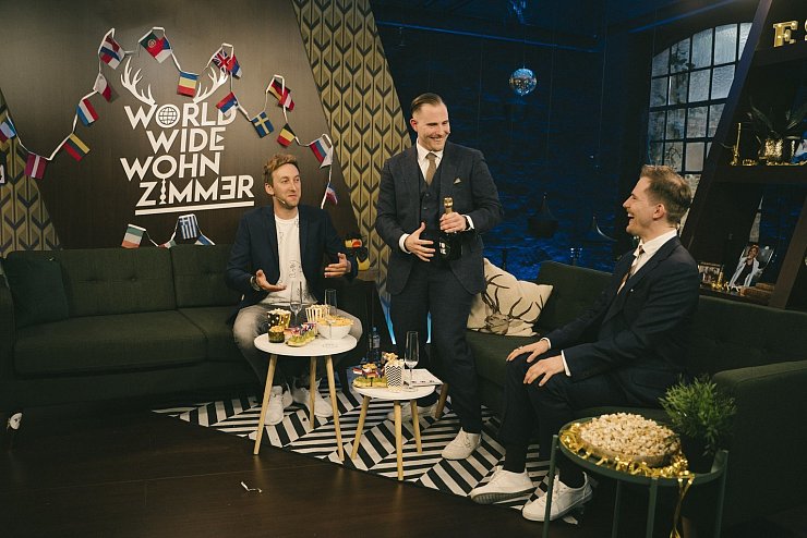 &laquo;World Wide Wohnzimmer - das ESC Halbfinale 2020&raquo; - &copy; Foto: Felix Goergens/presse.funk.net /dpa