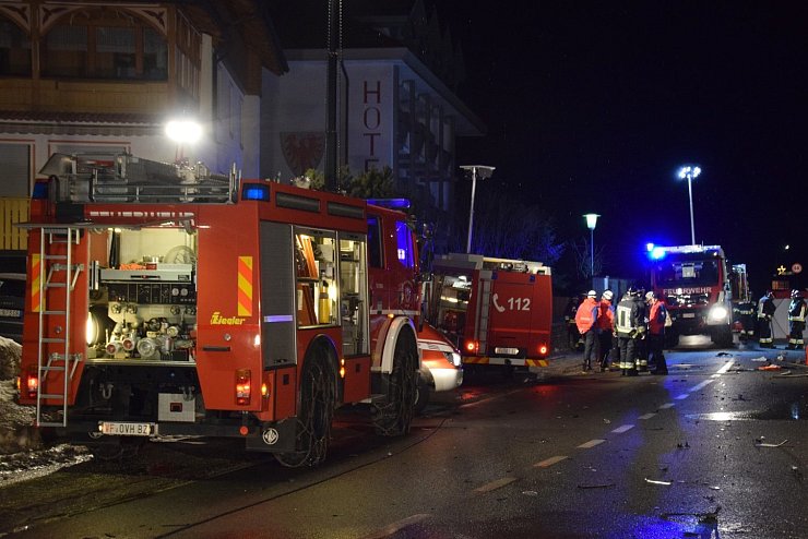 Unfall in Luttach - &copy; Foto: Freiwillige Feuerwehr Luttach/dpa