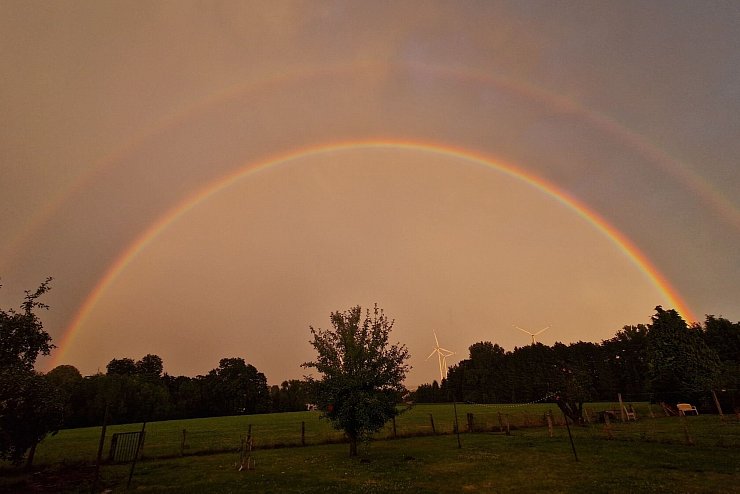 Regenbogen über Lippe - © Ann-Katrin Da
