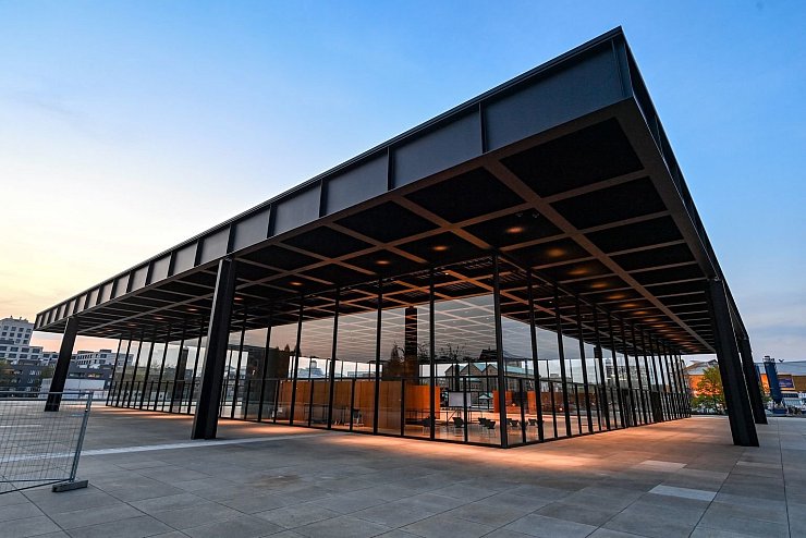 Neue Nationalgalerie - &copy; Foto: Jens Kalaene/dpa-Zentralbild/dpa