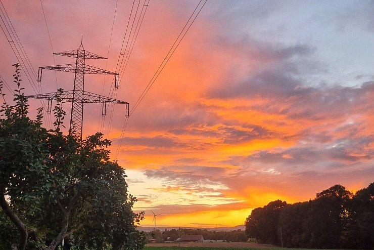 Winterhimmel über Lippe - © Kirsten Fuhrmann
