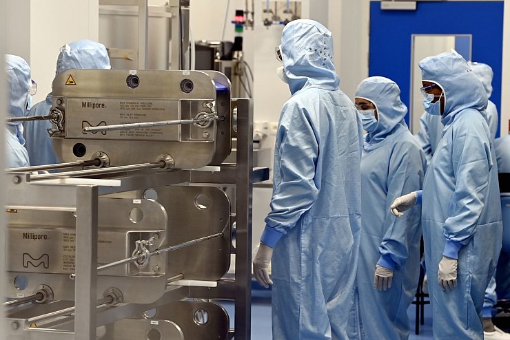 Impfstoff-Produktion - &copy; Foto: Eric Lalmand/BELGA/dpa