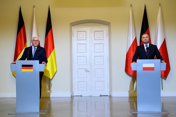 Steinmeier + Duda - &copy; Foto: Bernd von Jutrczenka/dpa