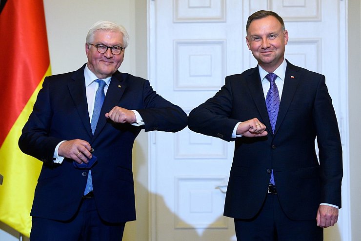 Steinmeier + Duda - &copy; Foto: Bernd von Jutrczenka/dpa