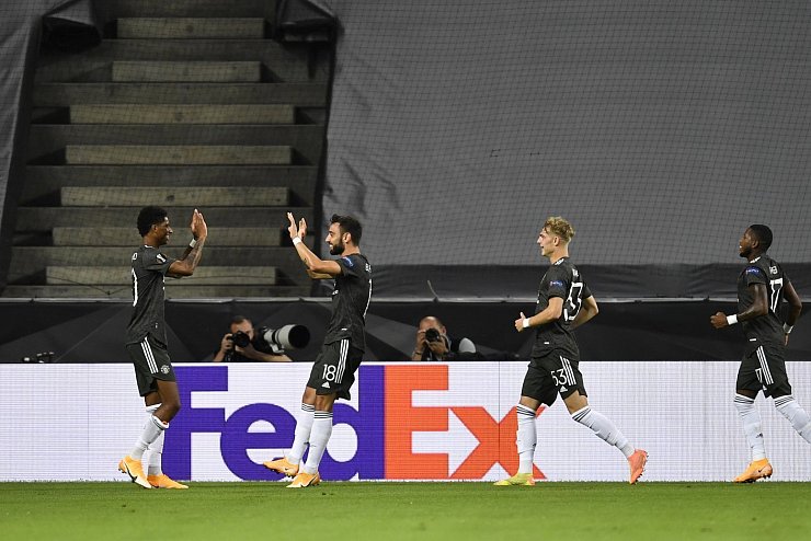 Manchester mit der 1:0-Führung - © Foto: Marius Becker/dpa