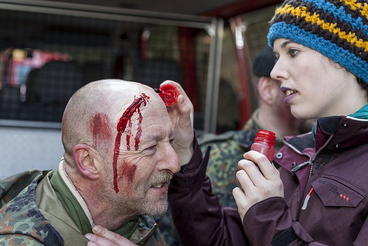 Zur Übung einer großen Katastrophe sind alle lippischen Kräfte gefordert. Foto: Gocke
