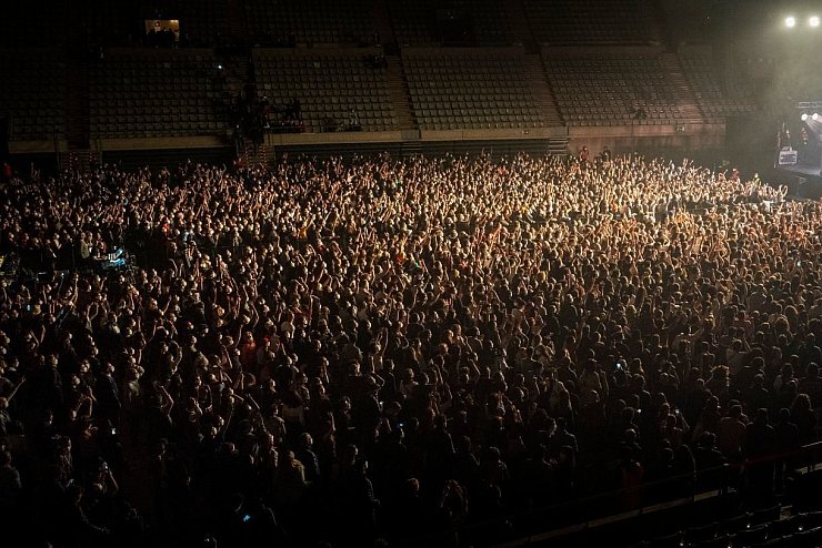 Test-Konzert in Barcelona - &copy; Foto: Emilio Morenatti/AP/dpa